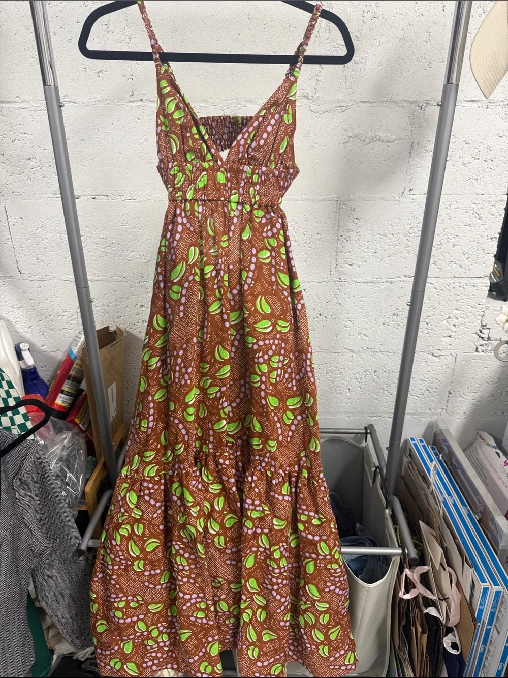 alc lime green dress A.L.C Delfina Satin Pleeded Dress- Lime by ALC